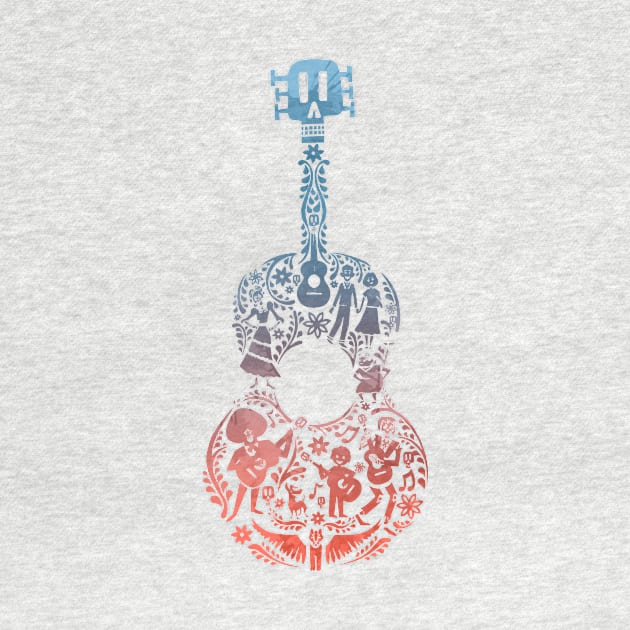 Guitar Inspired Silhouette by InspiredShadows